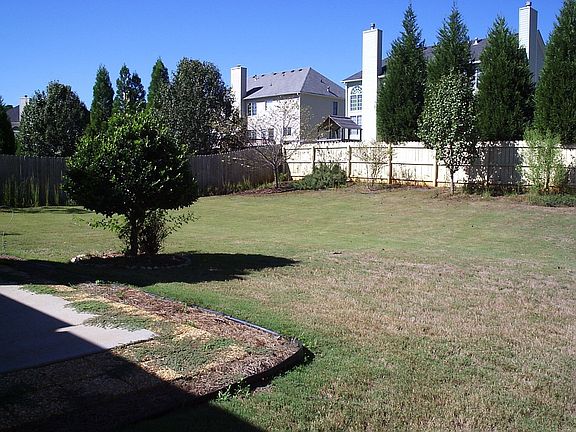 Private Level Backyard