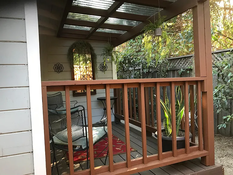 rear patio