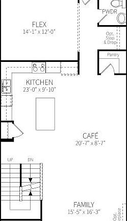 First level floor plan