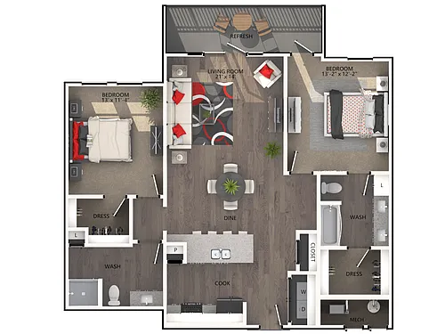 Floor plan B10