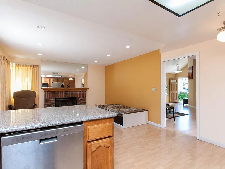 Living room from kitchen