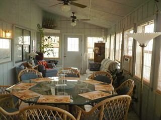 Sunroom on water side