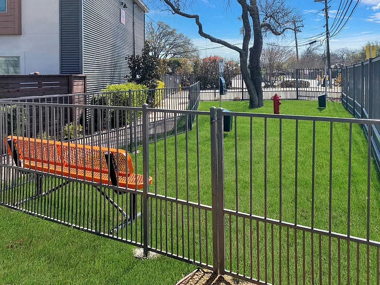 Let your furry friends run and play freely in our on-site pet park.