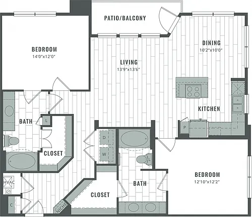 Floor plan B2H