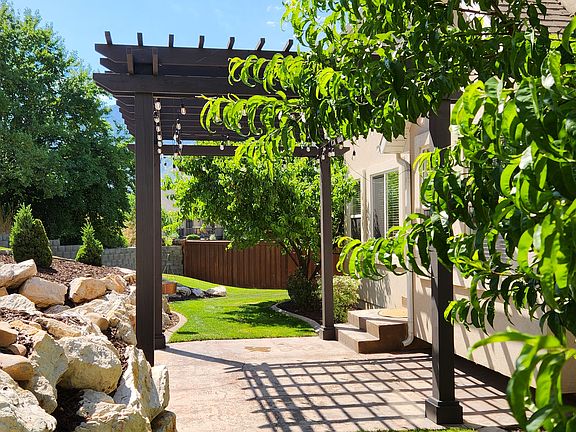 Pergola during day.
