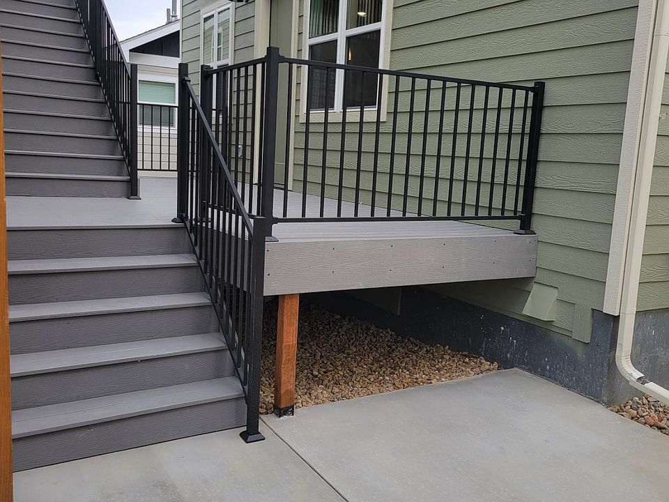 stairs at left go up to your apartment