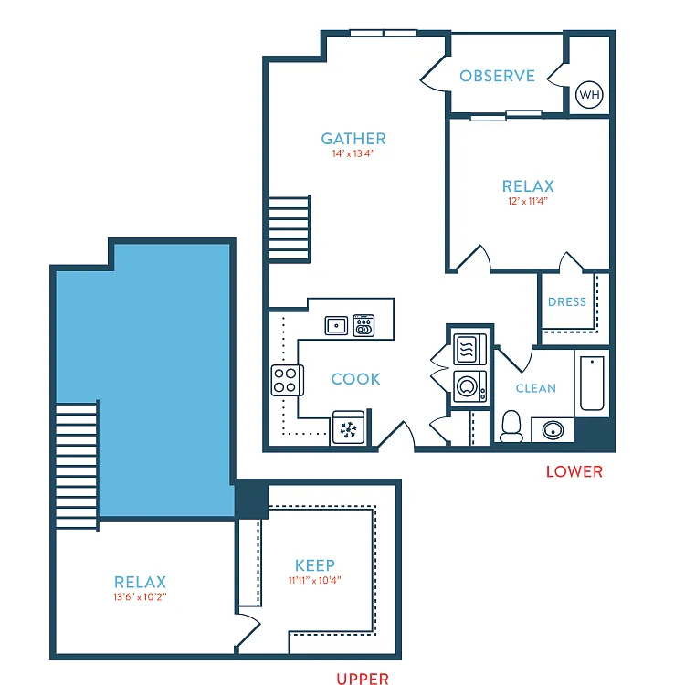 Floor plan 1119 Tea House A9 Loft