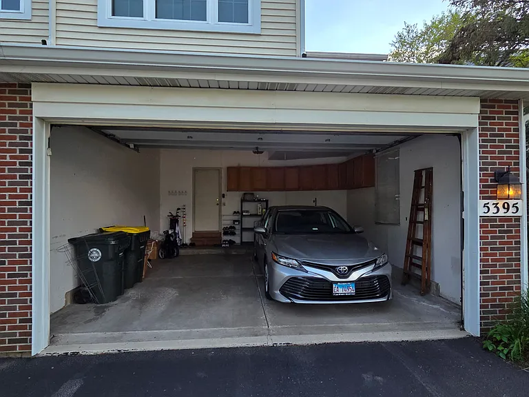 Exterior; 2-car garage