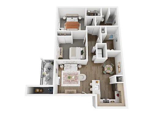 Floor plan 2x2A