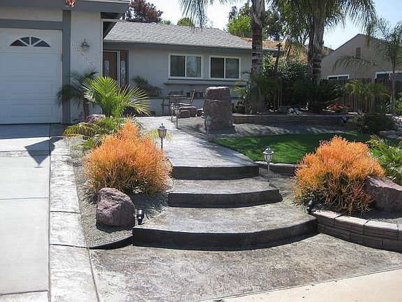 Custom Stamped Colored Concrete