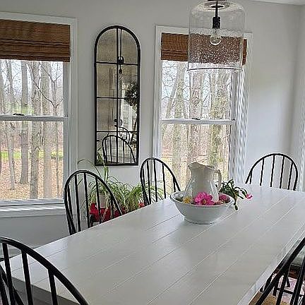 Dining room with a view