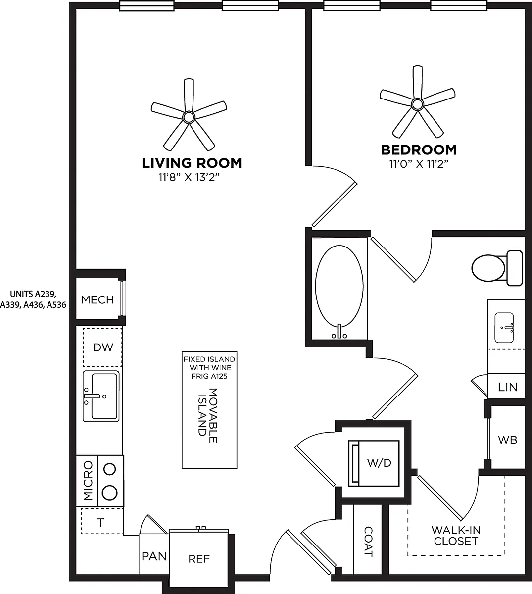 Floor plan A6 No Balcony