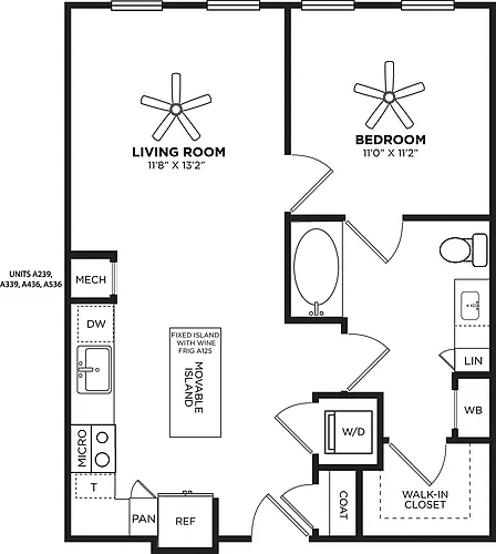 Floor plan A6 No Balcony