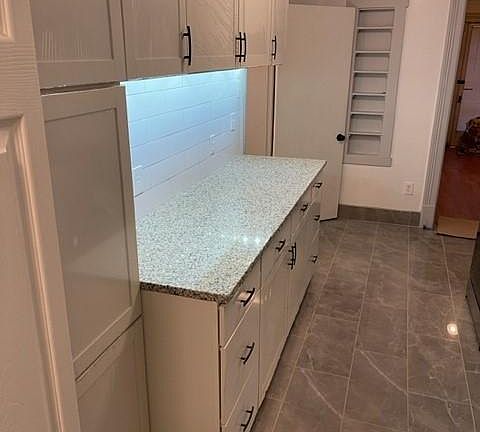 New Kitchen, New Floors and Countertops, New Cabinets