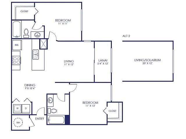 Floor plan SANDPIPER RENOVATED