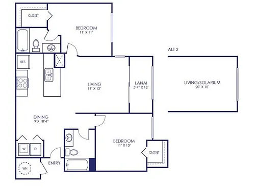 Floor plan SANDPIPER RENOVATED