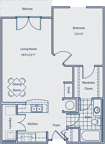 Floor plan A1E