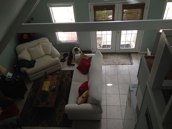 Loft view to living room