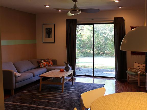 Recessed lighting in the living room