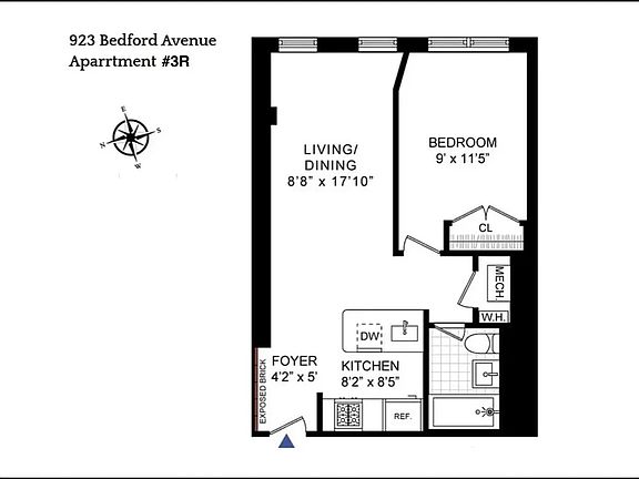 2nd image of 923 Bedford Ave #3R