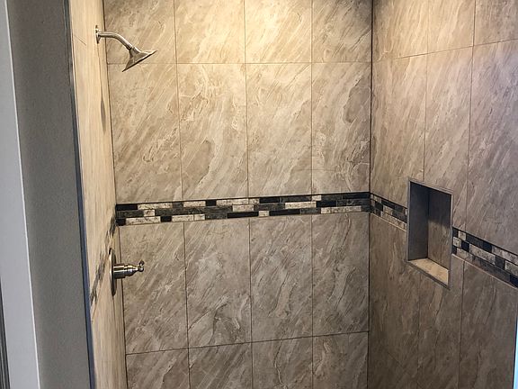 Large Tile Shower in Master 