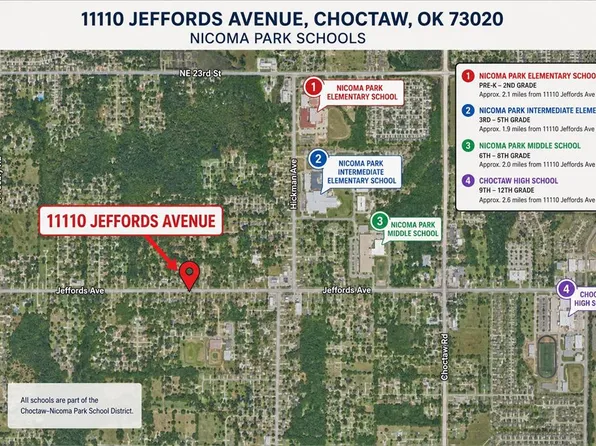 11110 Jeffords Ave, Choctaw, OK 73020