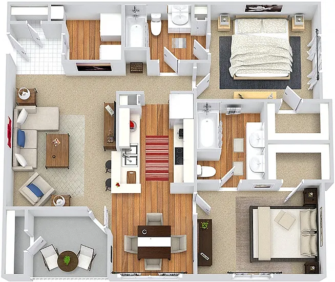 Floor plan The Duke