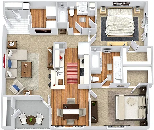 Floor plan The Duke