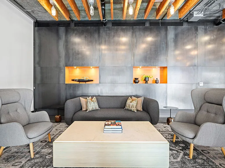 Community Lounge at L Seven Apartments in San Francisco, CA 94103