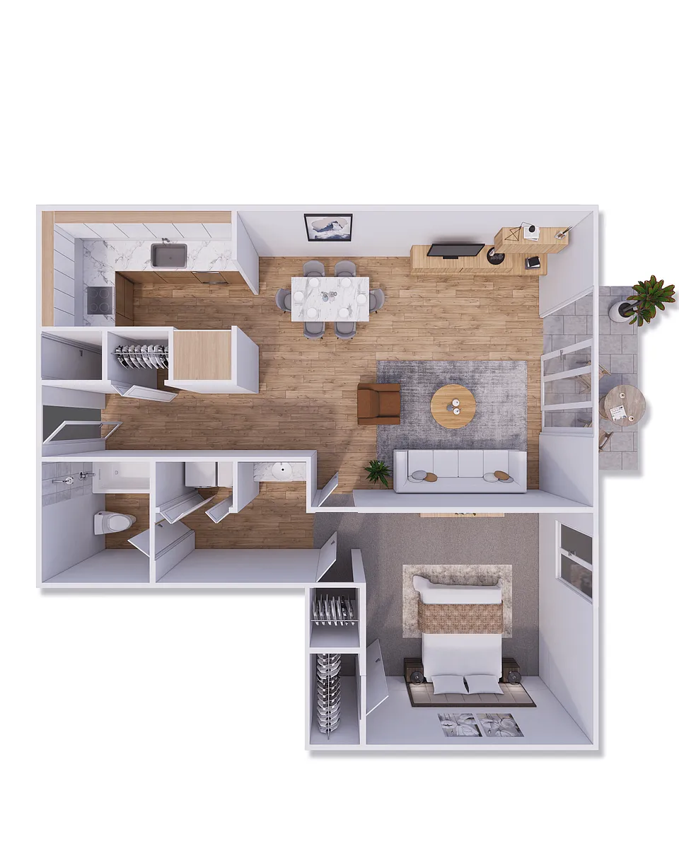 Floor plan South A1L