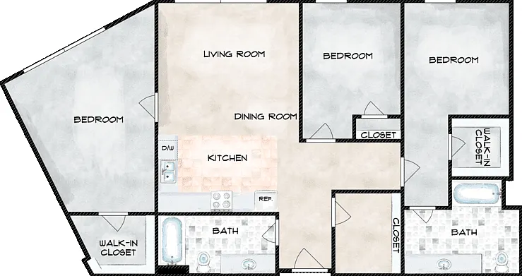 Wall Floorplan Diagram