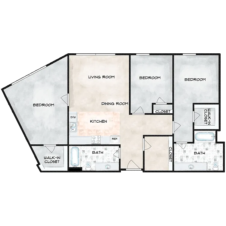 Floor plan Wall