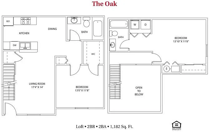 Floor plan The Oak