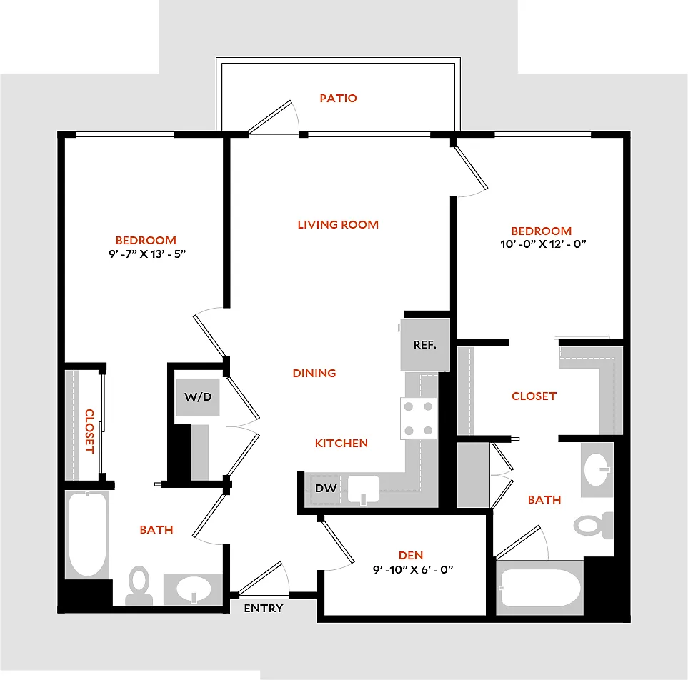 Floor plan Plan 2B
