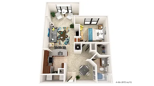 Floor plan A6B