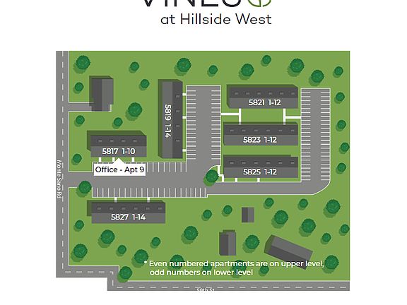 Vines at Hillside West Site Plan