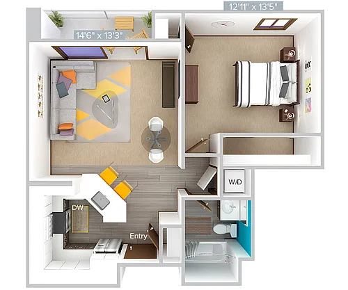 Floor plan Furnished-f-697-up