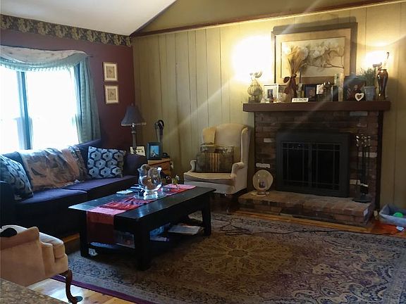 Family room with fireplace

