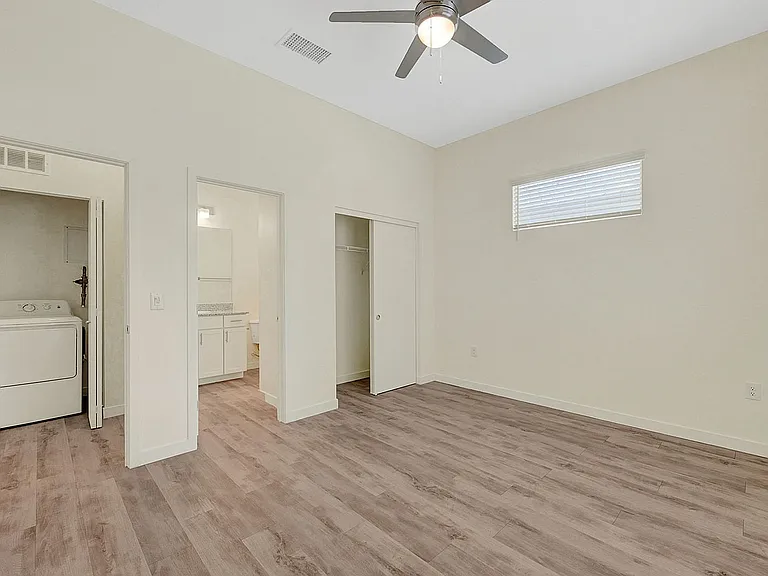 Experience comfort and convenience with laundry access right from your bedroom.