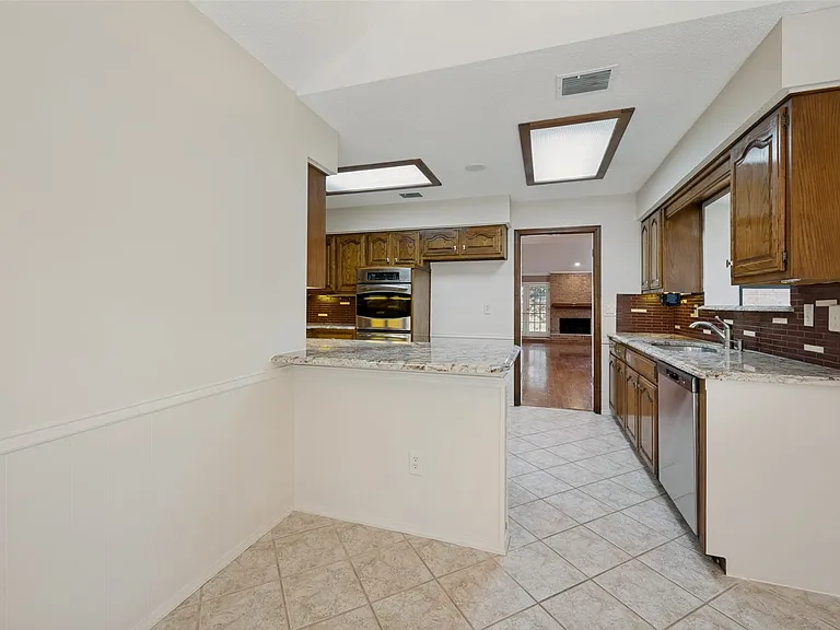 View of kitchen from breakfast nook