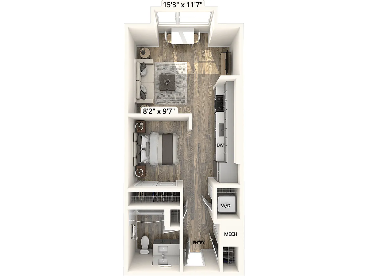 Floor plan SM05-520sf-Apt406-606