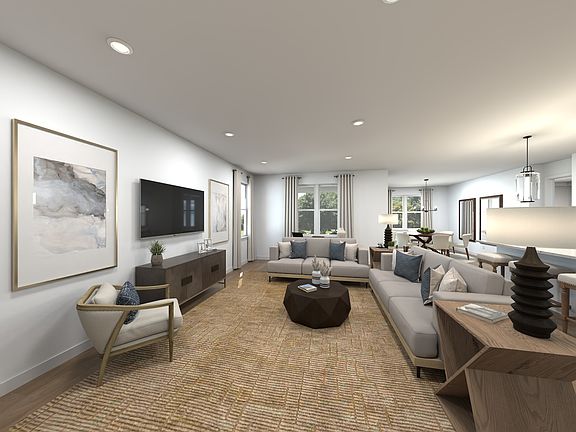 Rendering of the Emilia Living Room