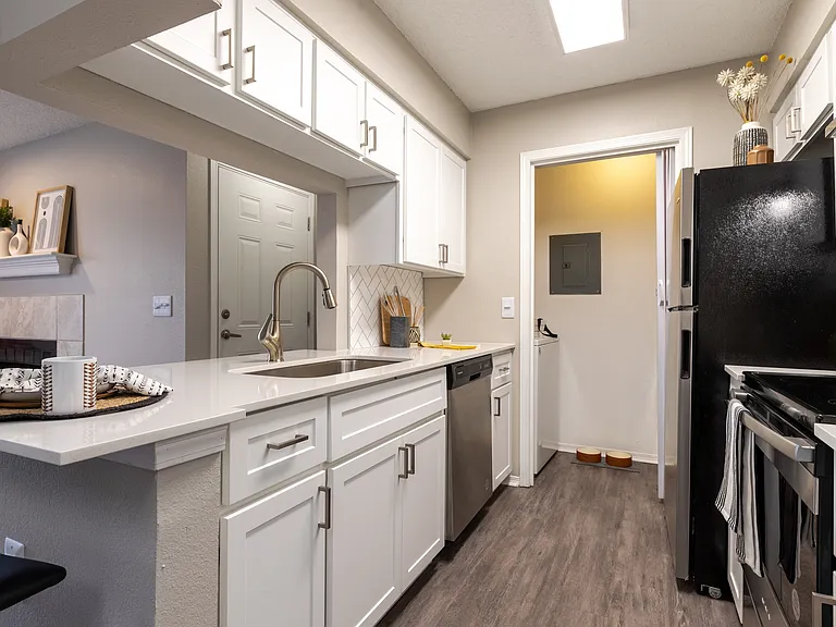 Renovated Kitchen with Stainless Steel Appliances