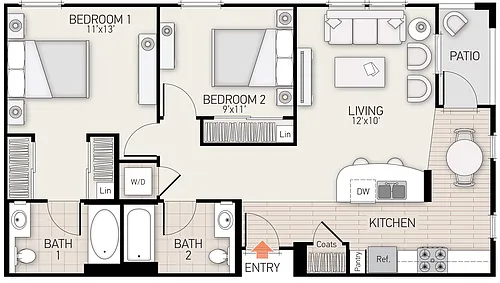 Floor plan Plan K
