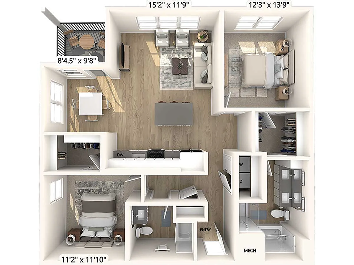 Floor plan B4a