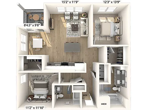 Floor plan B4a