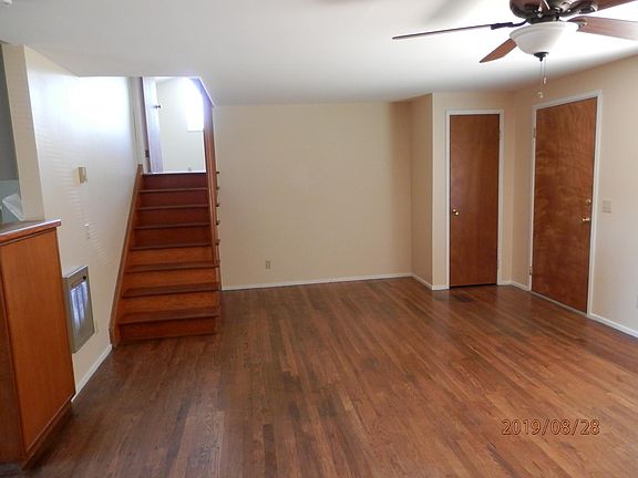 Livingroom looking to upstairs bedroom