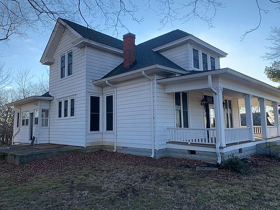 East and north sides of house