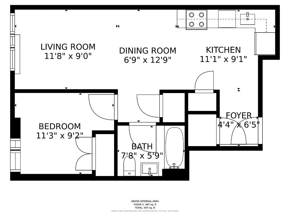 Building Photo - 605 Hart St #202