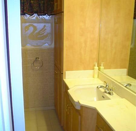 recently upgraded bathroom